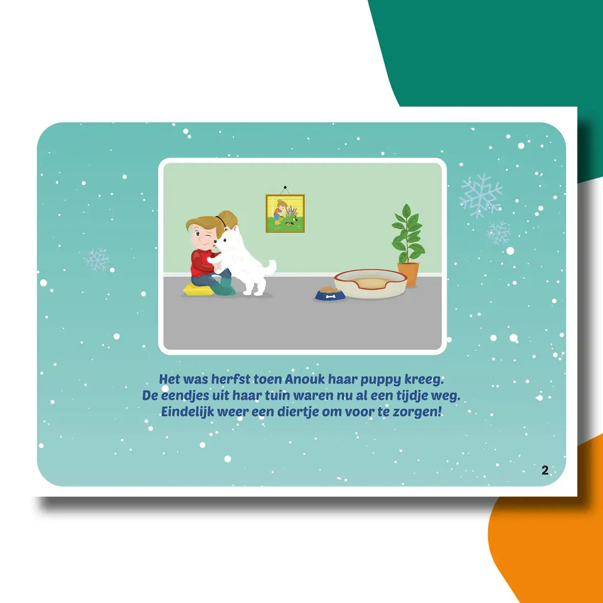 Anouk en Kanoo in de sneeuw | kamishibai vertelplaten