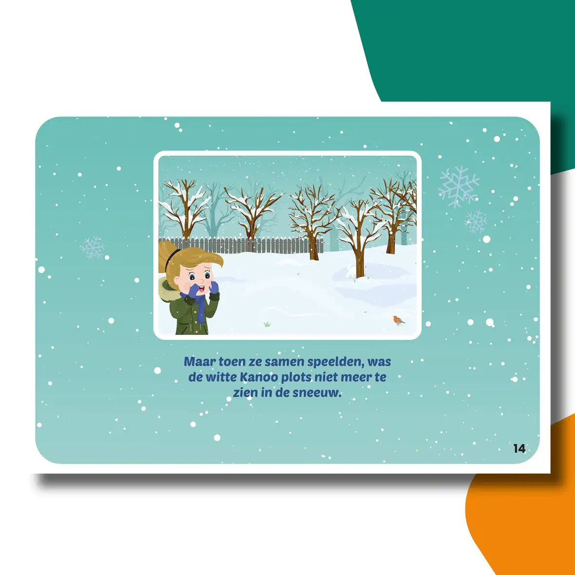 Anouk en Kanoo in de sneeuw | kamishibai vertelplaten