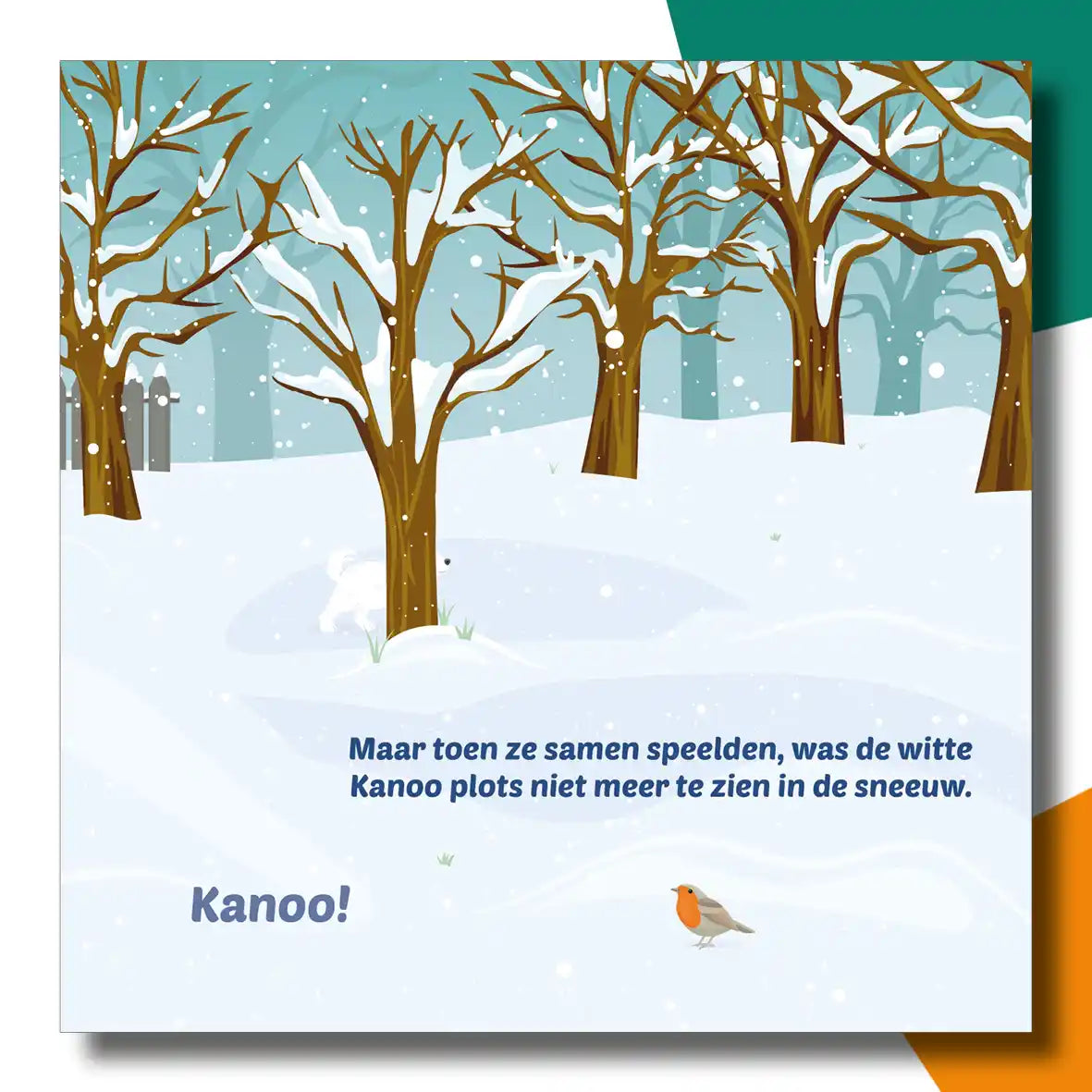 Anouk en Kanoo in de sneeuw | Anouk Van der Jeught