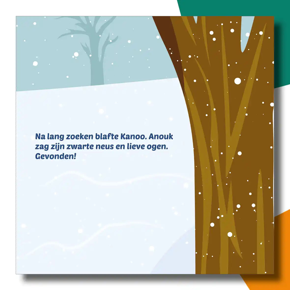 Anouk en Kanoo in de sneeuw | Anouk Van der Jeught