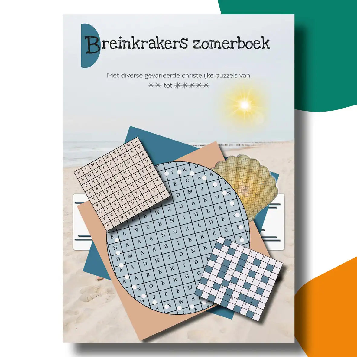 Omslag van het Breinkrakers zomerboek met puzzels