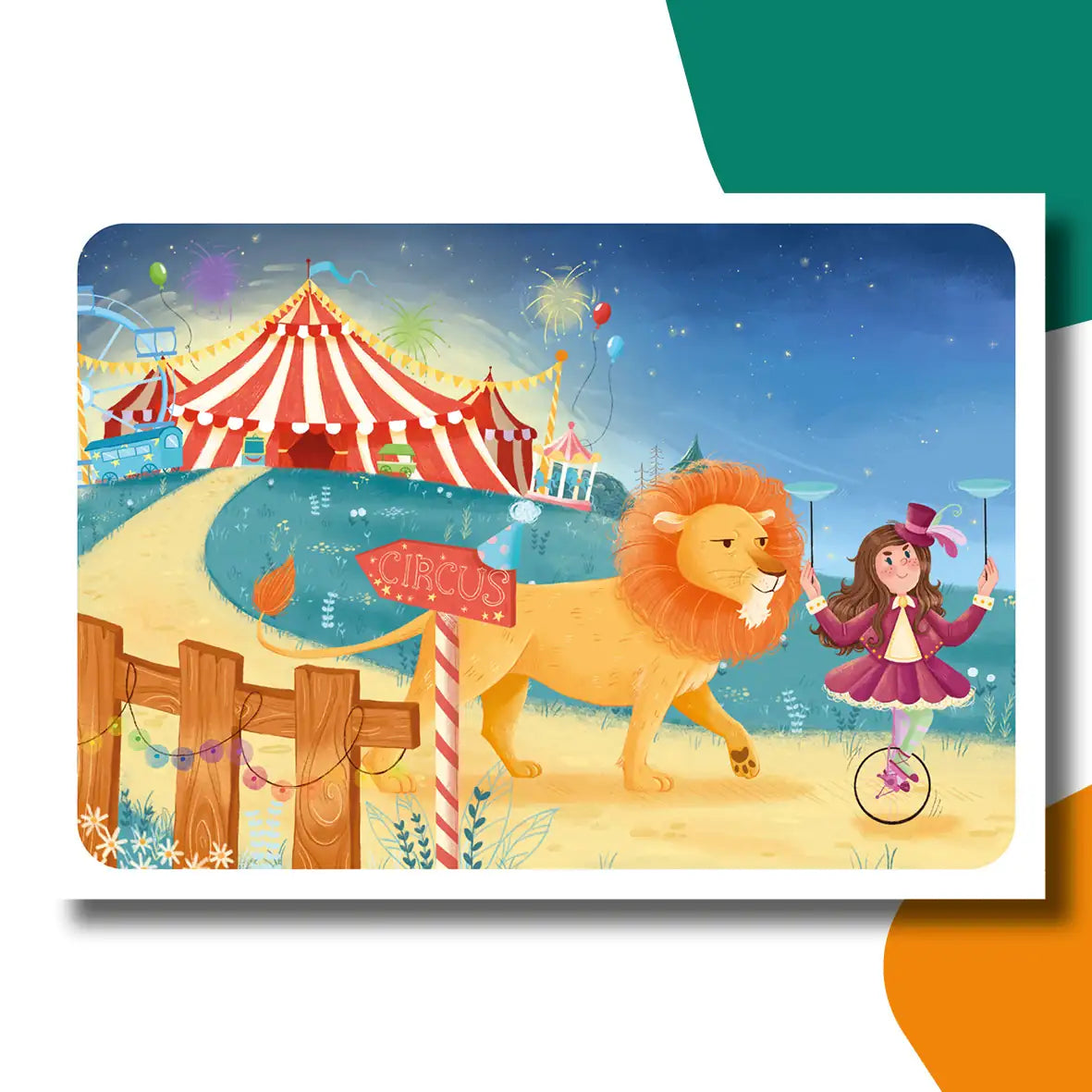 Ceciles circus | kamishibai vertelplaten