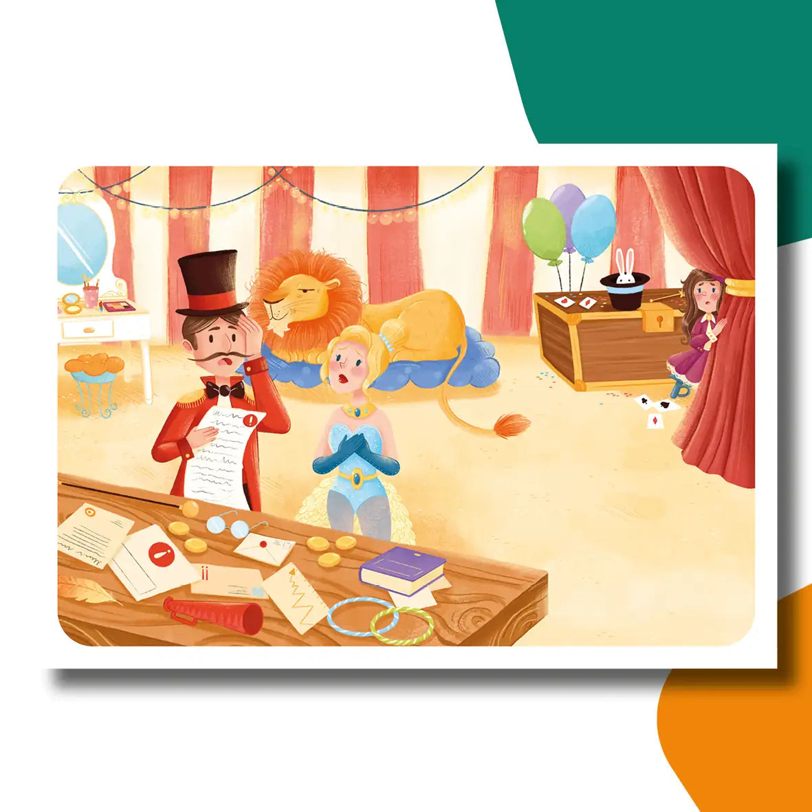 Ceciles circus | kamishibai vertelplaten