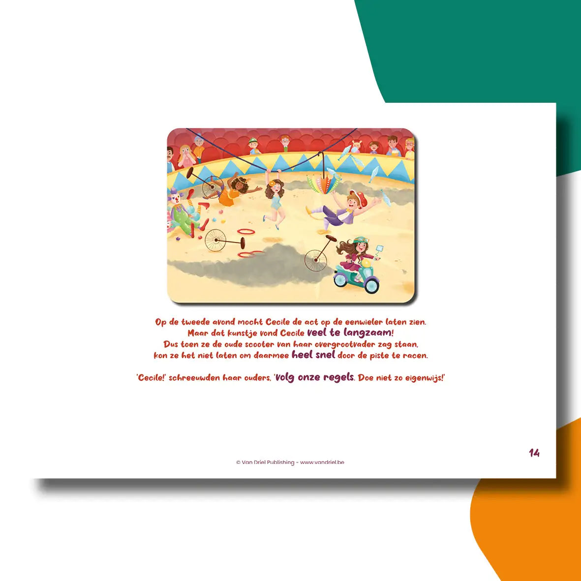 Ceciles circus | kamishibai vertelplaten