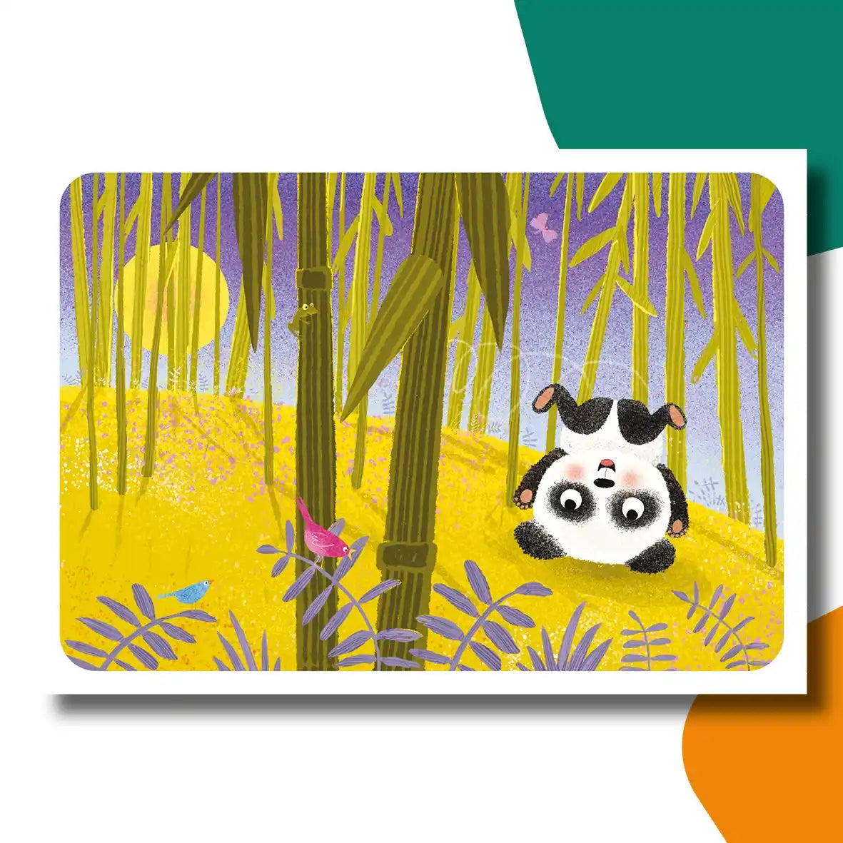 Grote Panda en Kleine Panda | kamishibai vertelplaten