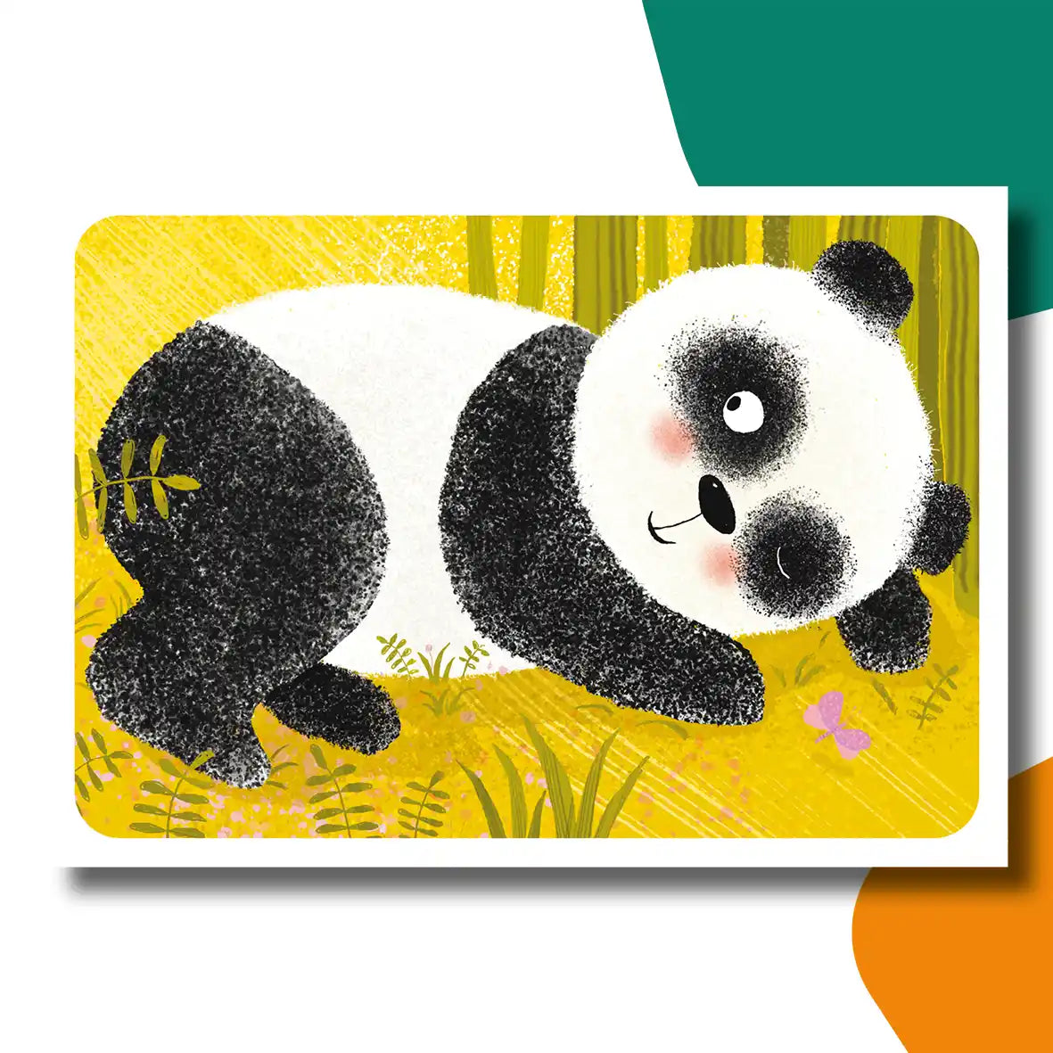 Grote Panda en Kleine Panda | kamishibai vertelplaten