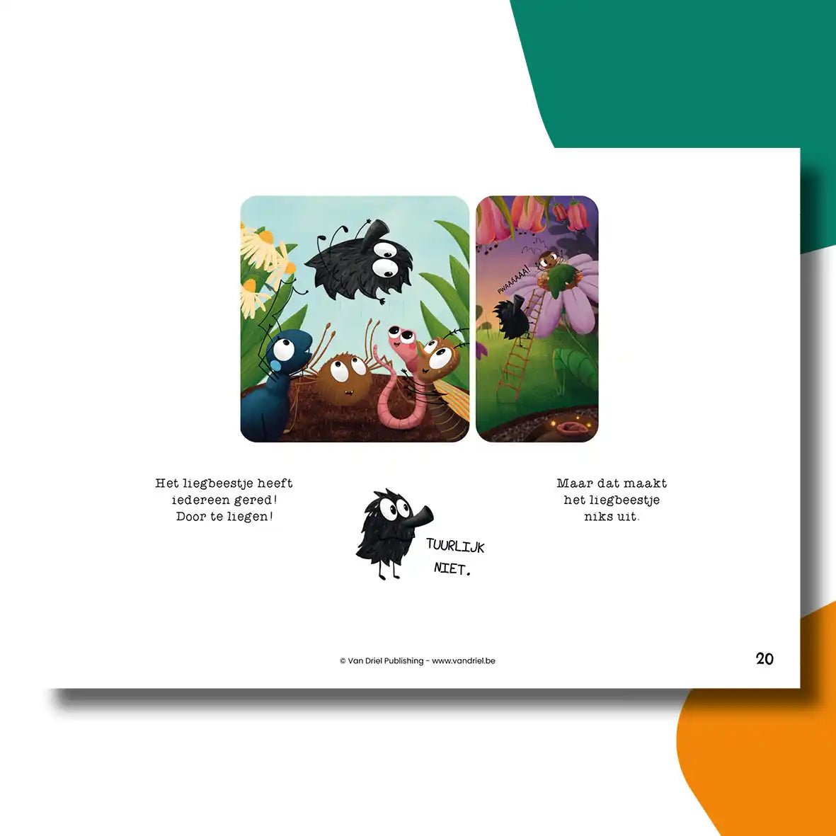 Het liegbeestje | kamishibai vertelplaten