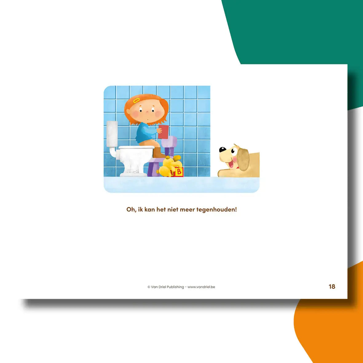 Ik durf niet te poepen | Kamishibai vertelplaten