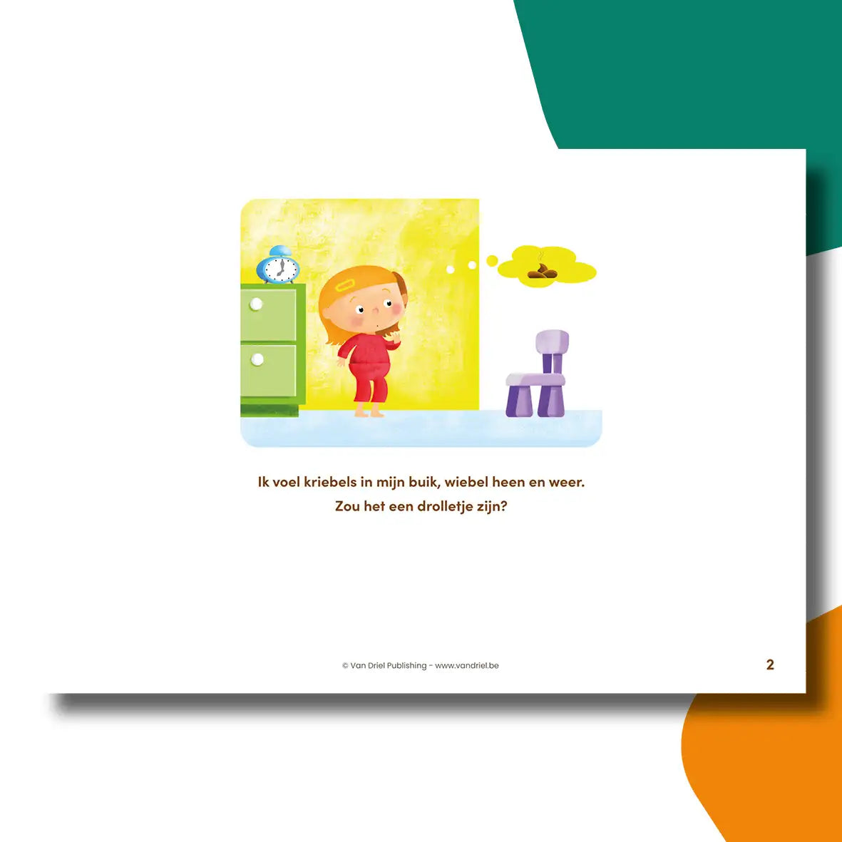 Ik durf niet te poepen | Kamishibai vertelplaten