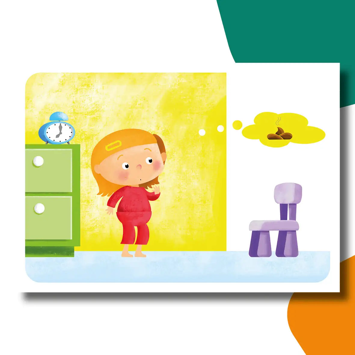 Ik durf niet te poepen | Kamishibai vertelplaten