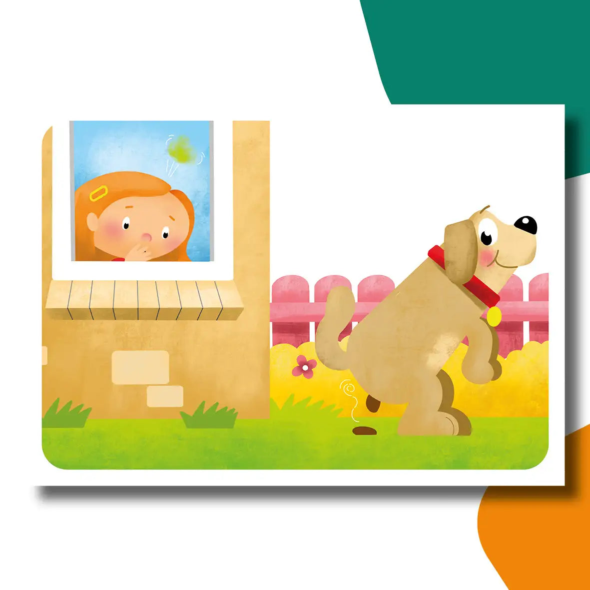 Ik durf niet te poepen | Kamishibai vertelplaten