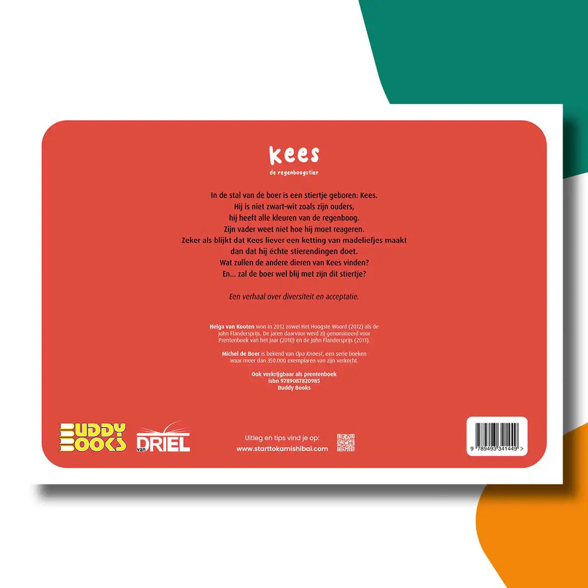 Kees de regenboogstier | kamishibai vertelplaten