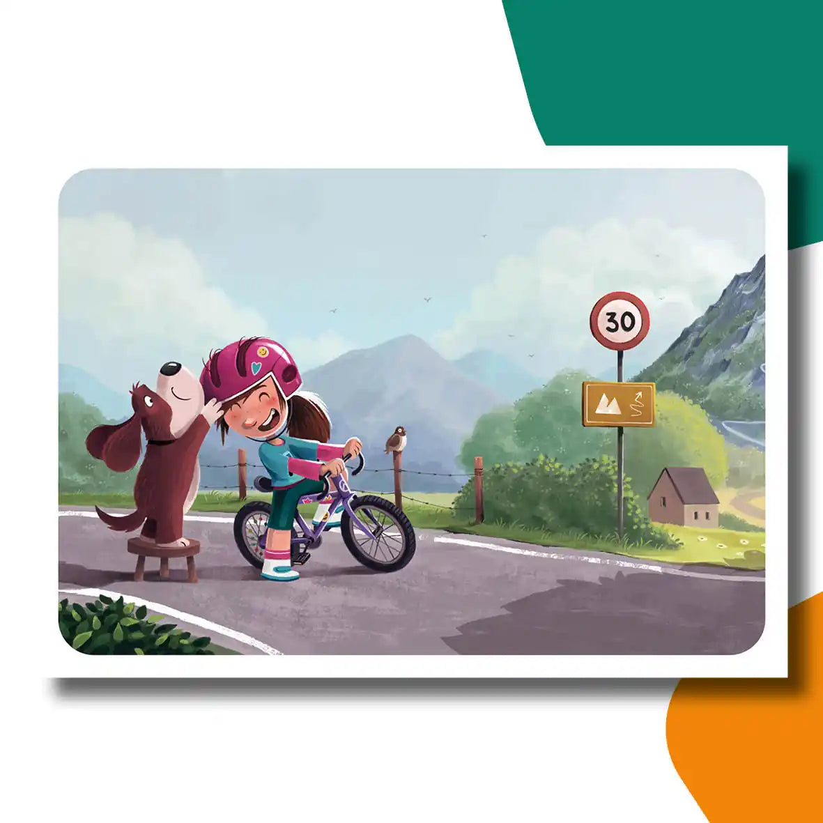 Louise fietst! | kamishibai vertelplaten