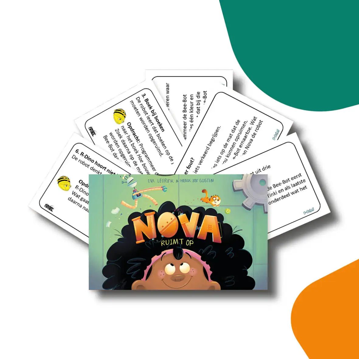 Nova ruimt op | Bee-Bot opdrachtkaartjes