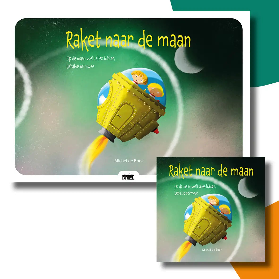Raket naar de maan | kamishibai vertelplaten