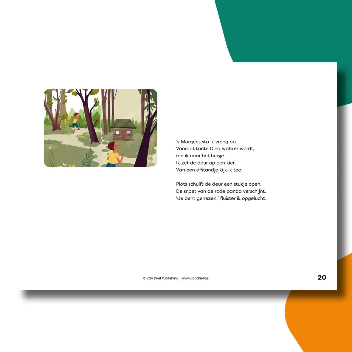 Ravi en de rode panda | kamishibai vertelplaten