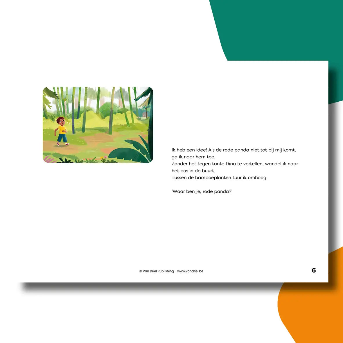 Ravi en de rode panda | kamishibai vertelplaten