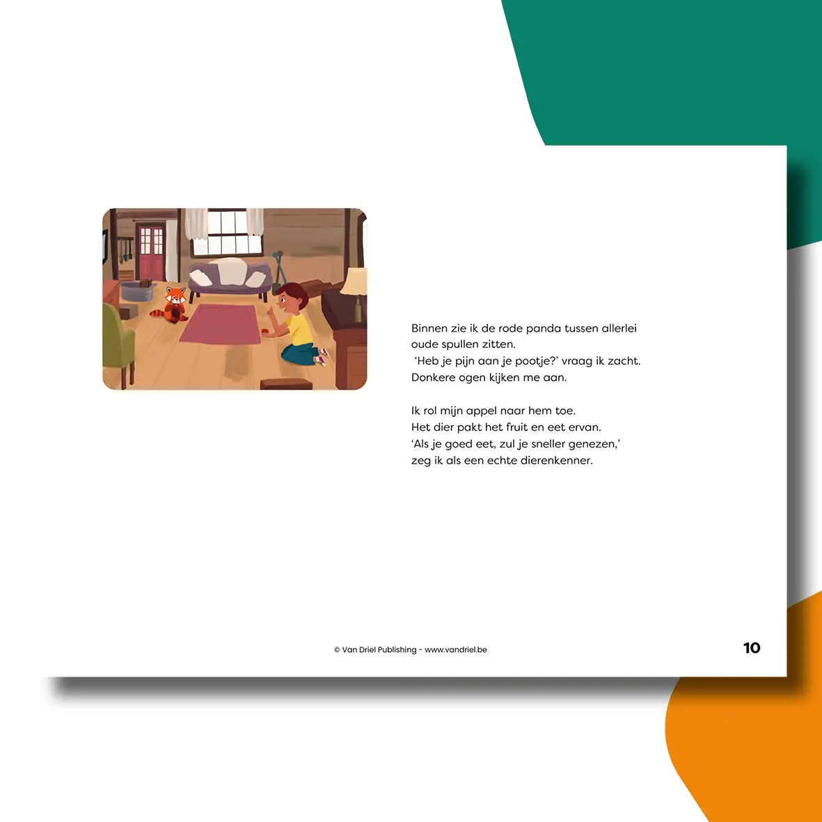 Ravi en de rode panda | kamishibai vertelplaten