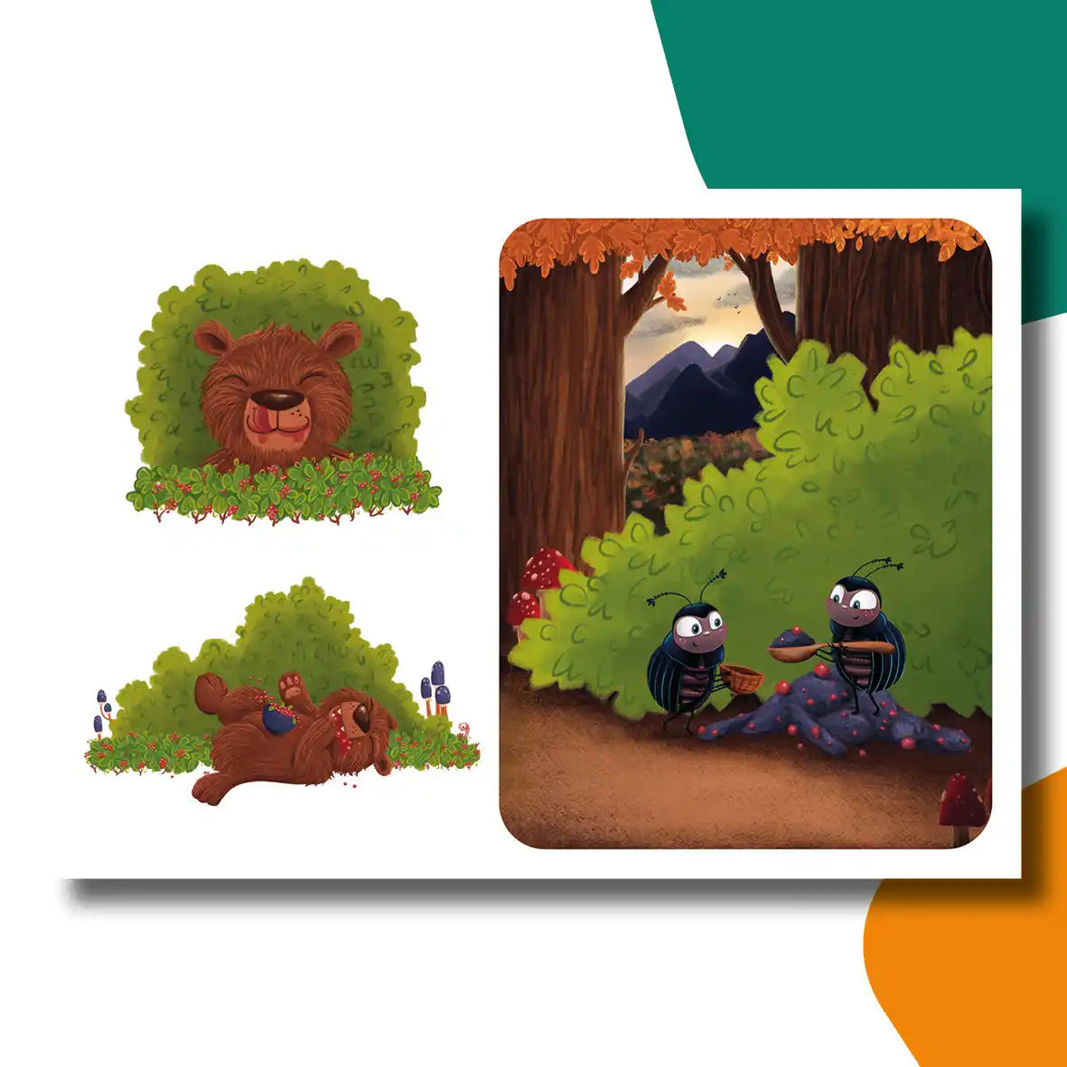 Regenboogdrol | Kamishibai vertelplaten