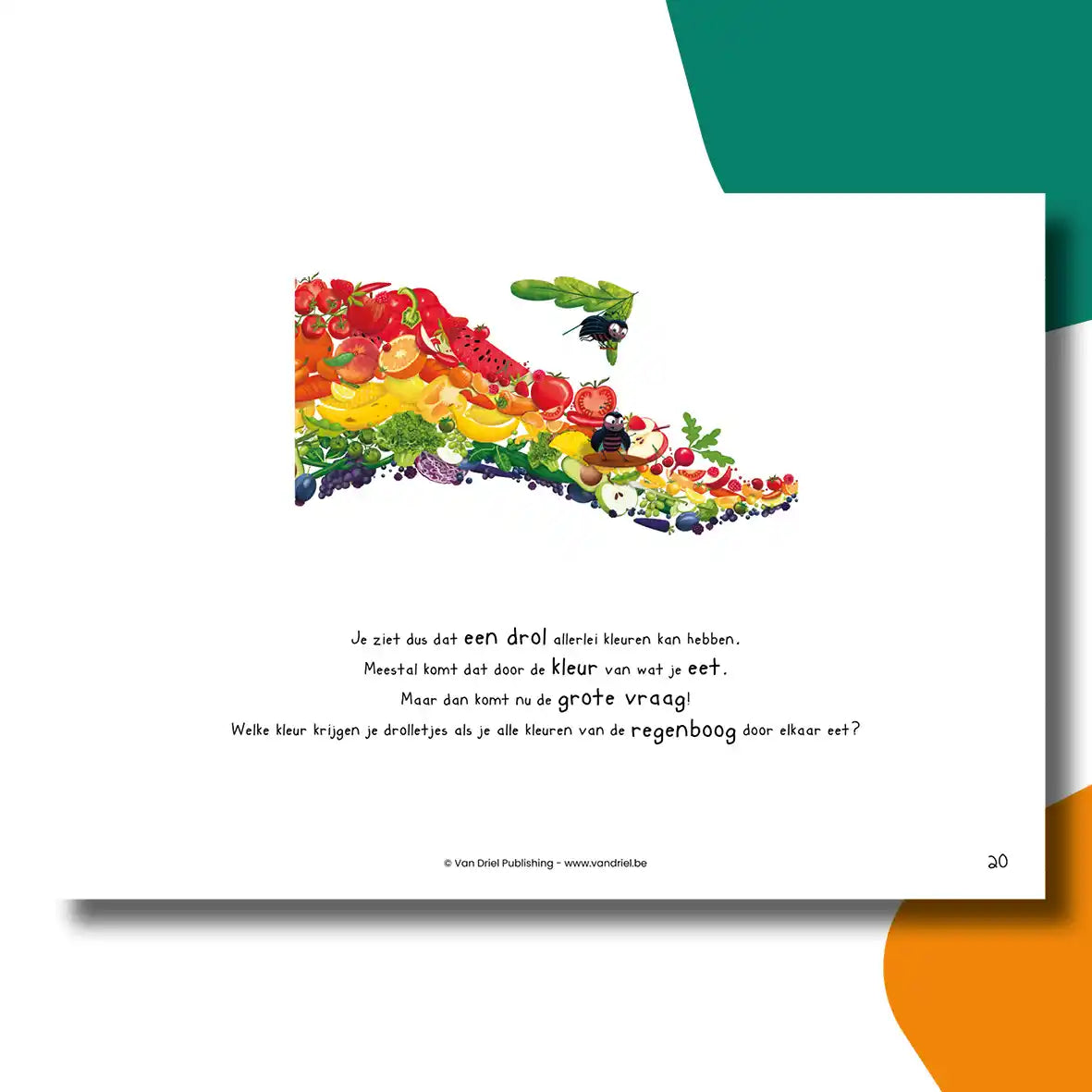 Regenboogdrol | Kamishibai vertelplaten