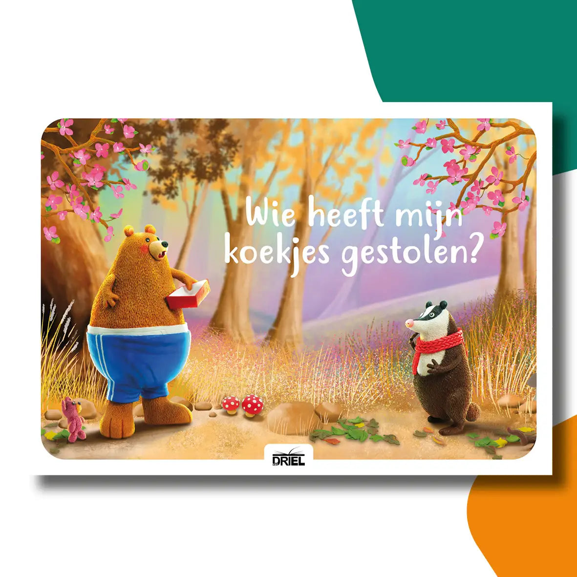 Wie heeft mijn koekjes gestolen? | kamishibai vertelplaten