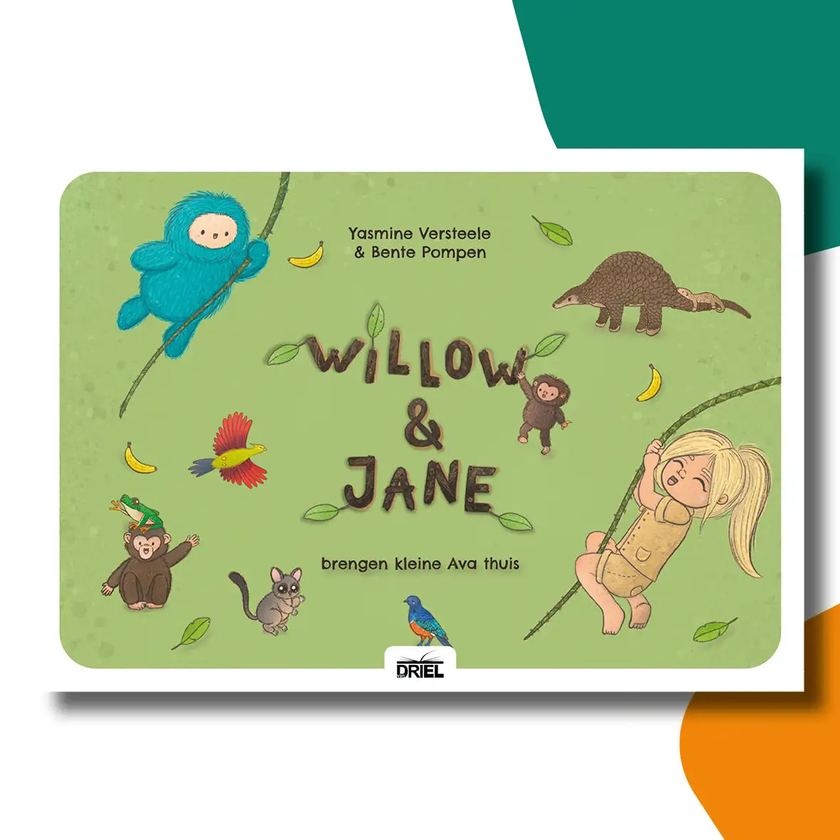 Willow en Jane brengen kleine Ava thuis | kamishibai vertelplaten