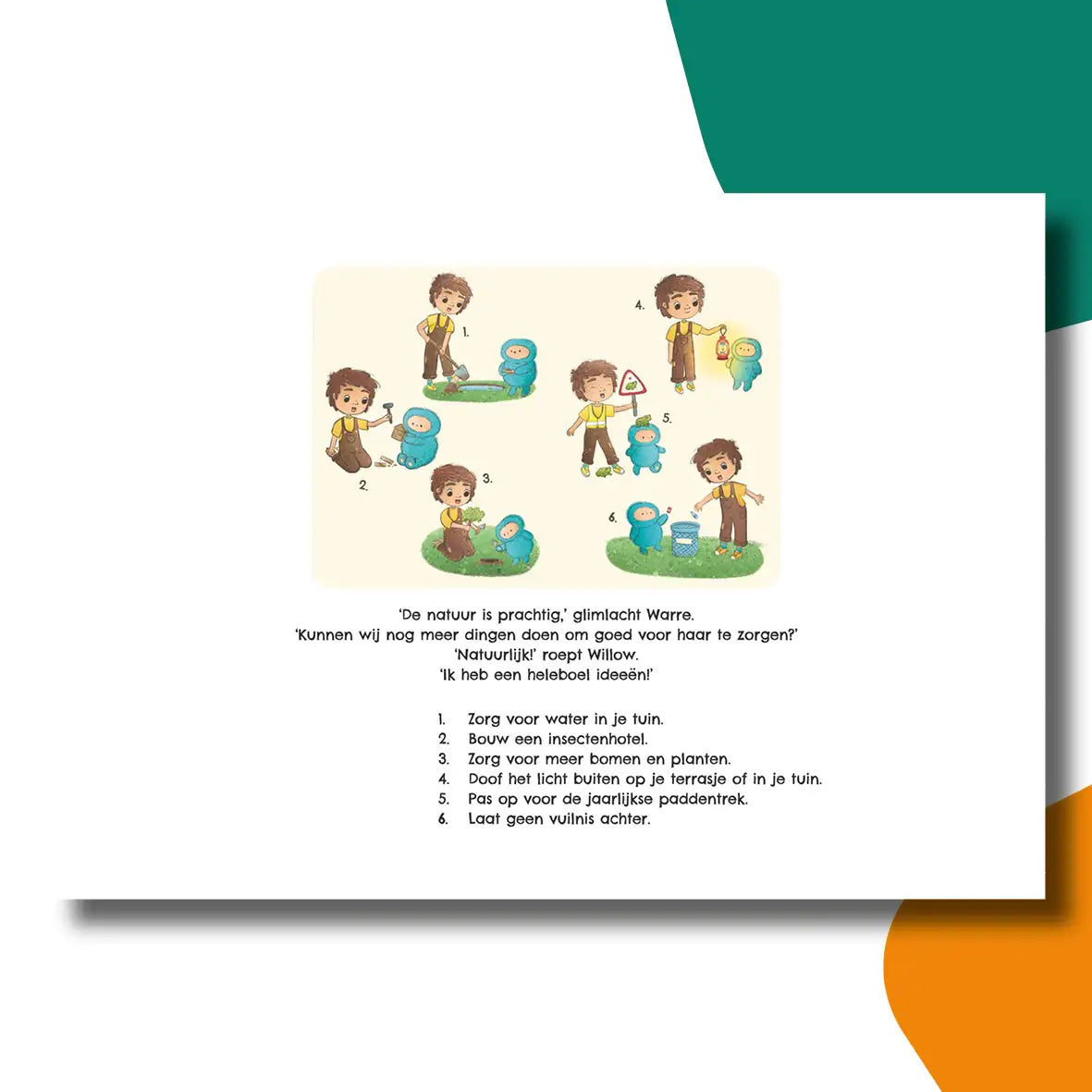 Willow & Warre laten alles lekker wild | kamishibai vertelplaten