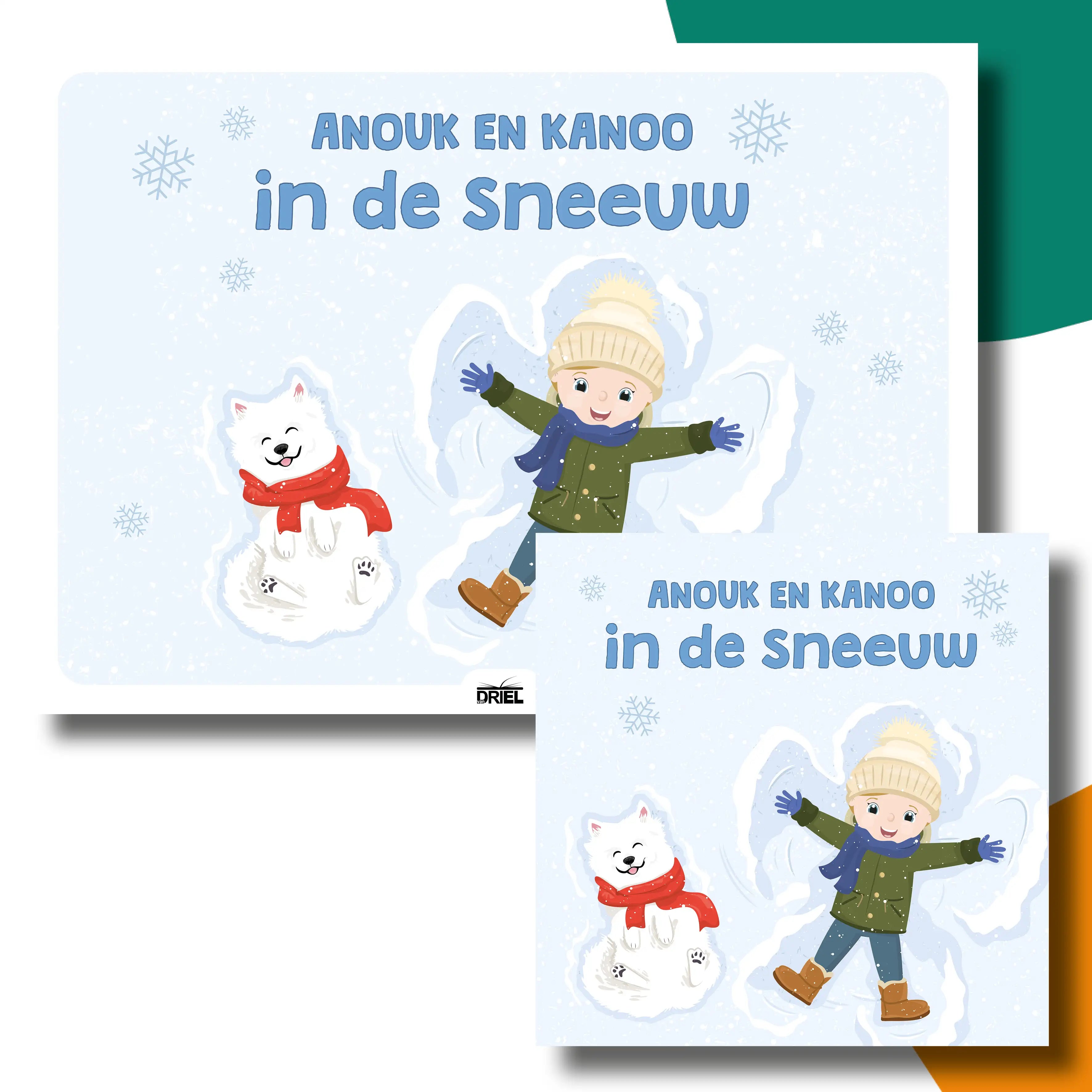Anouk en Kanoo in de sneeuw | kamishibai vertelplaten