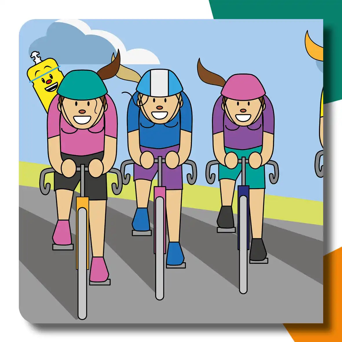 De bidon van de Ronde van Vlaanderen | Terènce Van Driel & Julie Rodríguez