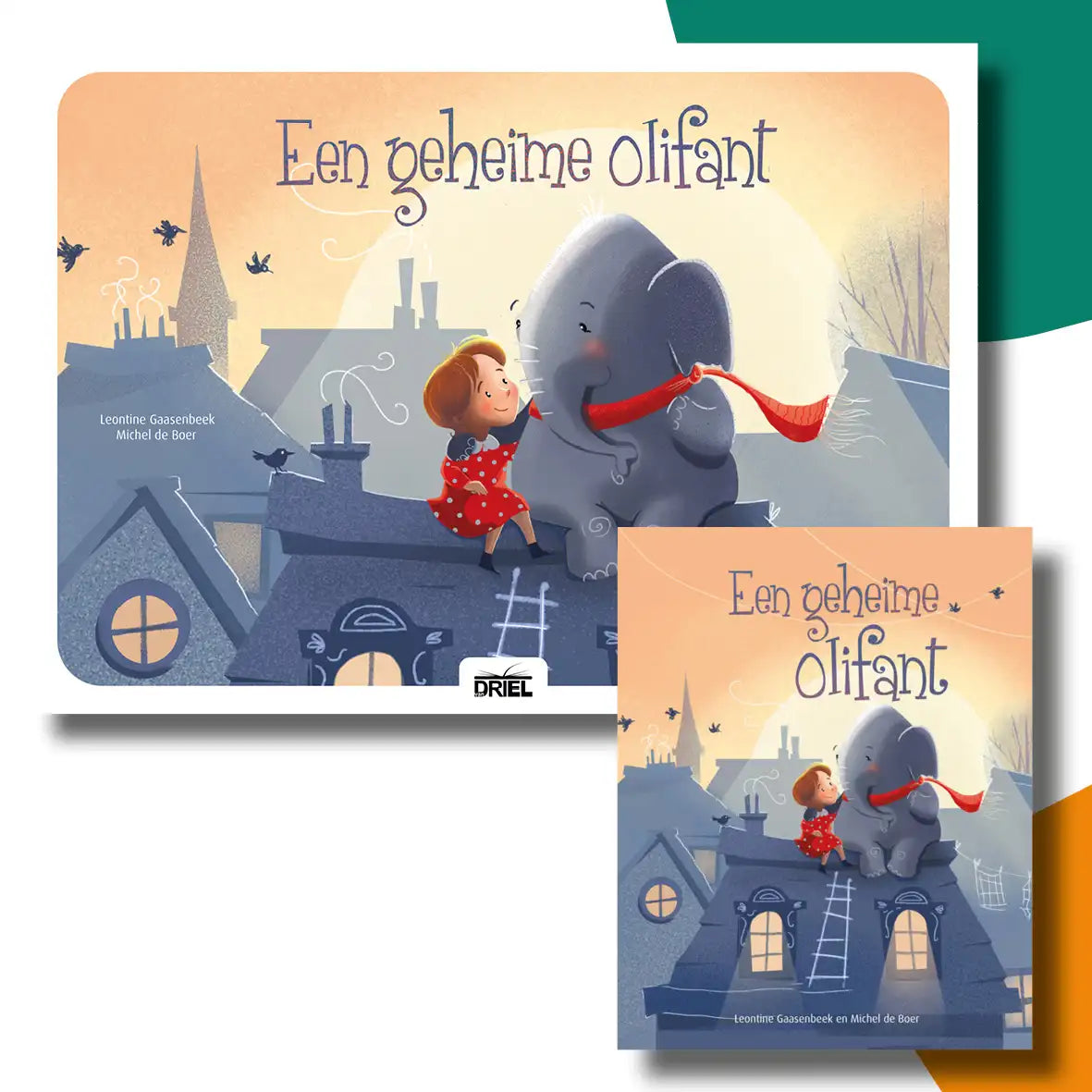 Een geheime olifant | kamishibai vertelplaten