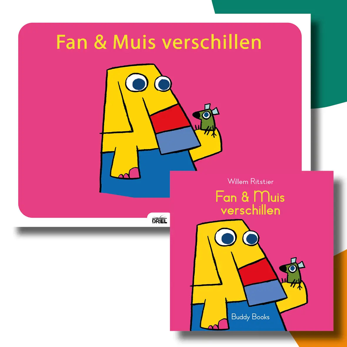 Fan & Muis verschillen | kamishibai vertelplaten