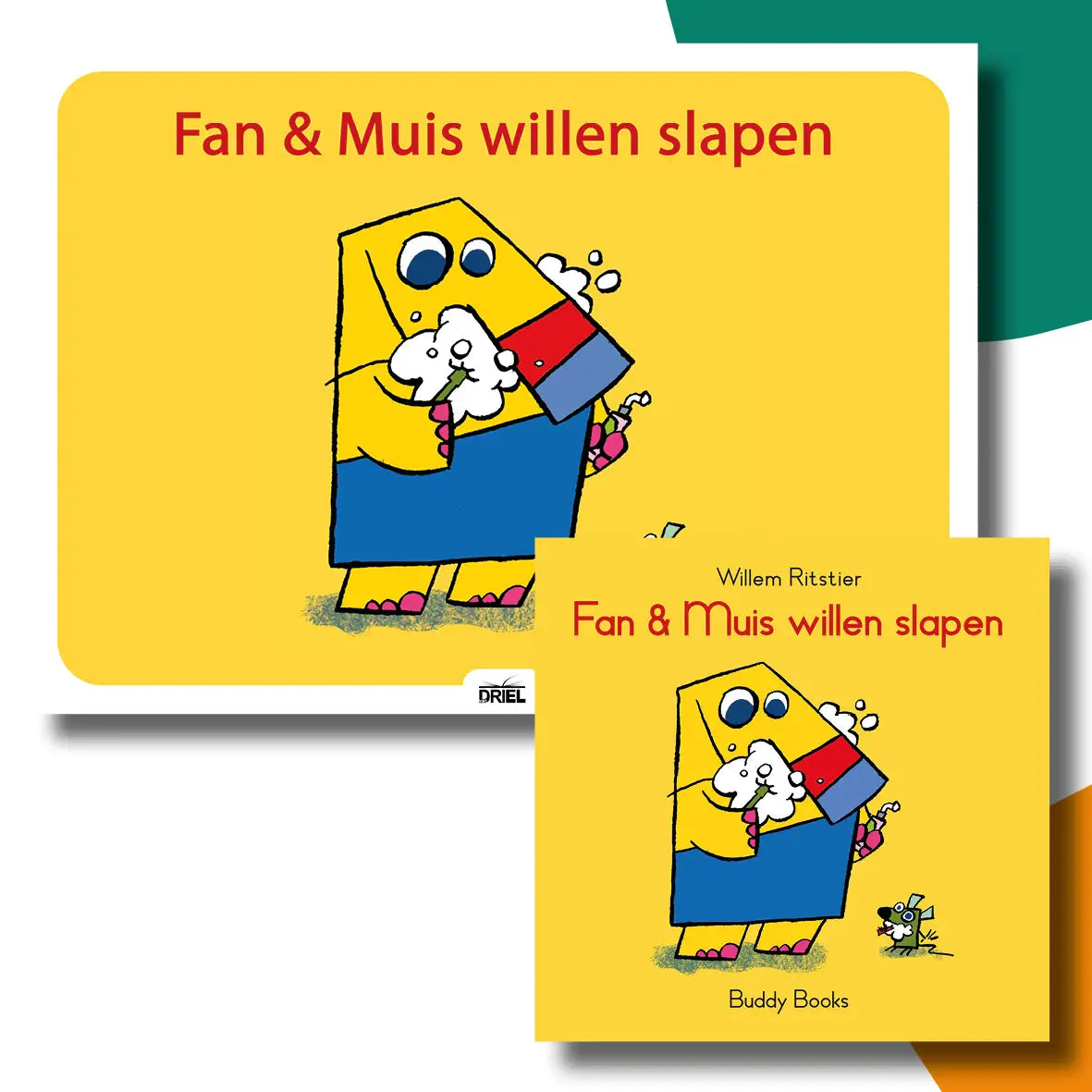 Fan & Muis willen slapen | kamishibai vertelplaten