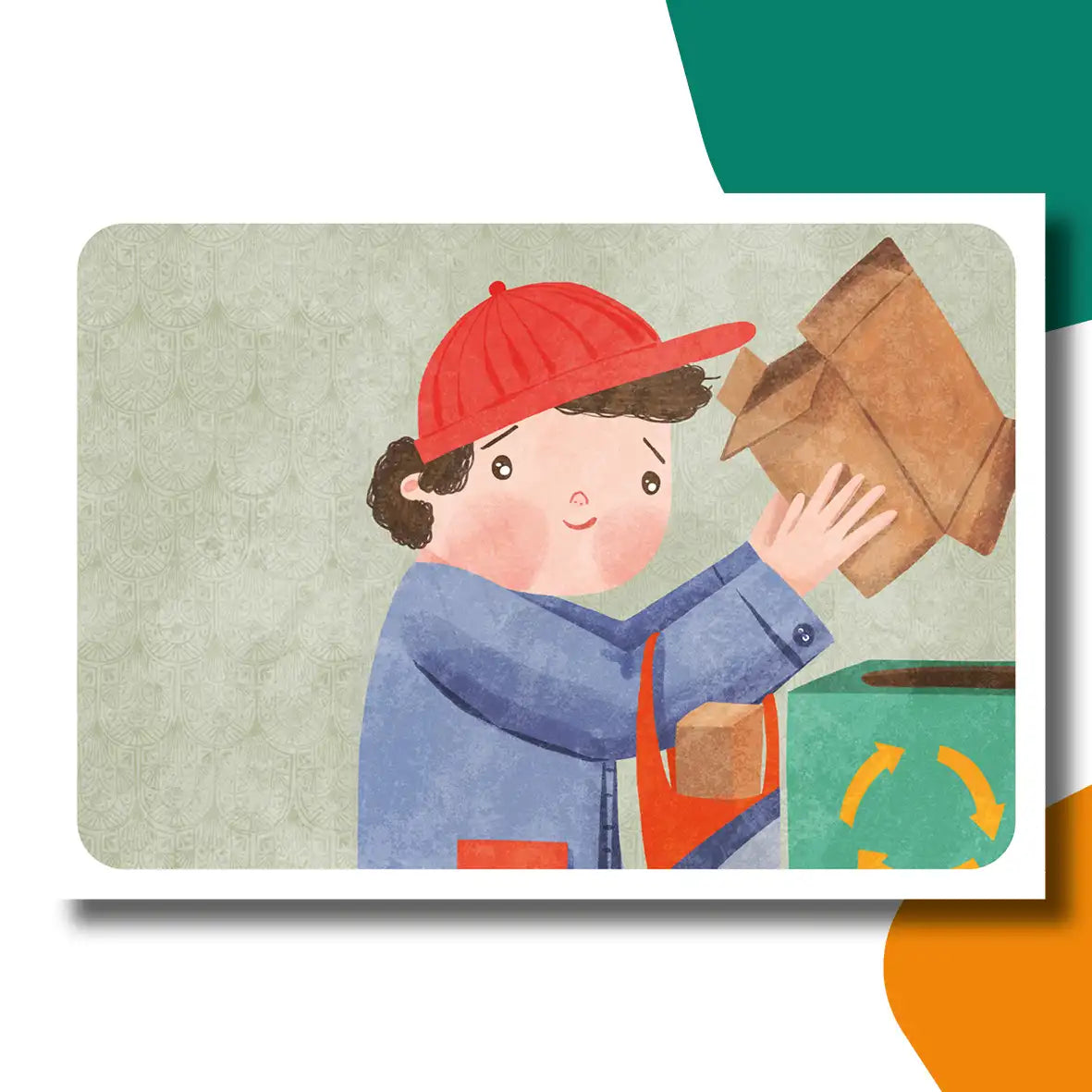 Mijn groene boek | kamishibai vertelplaten