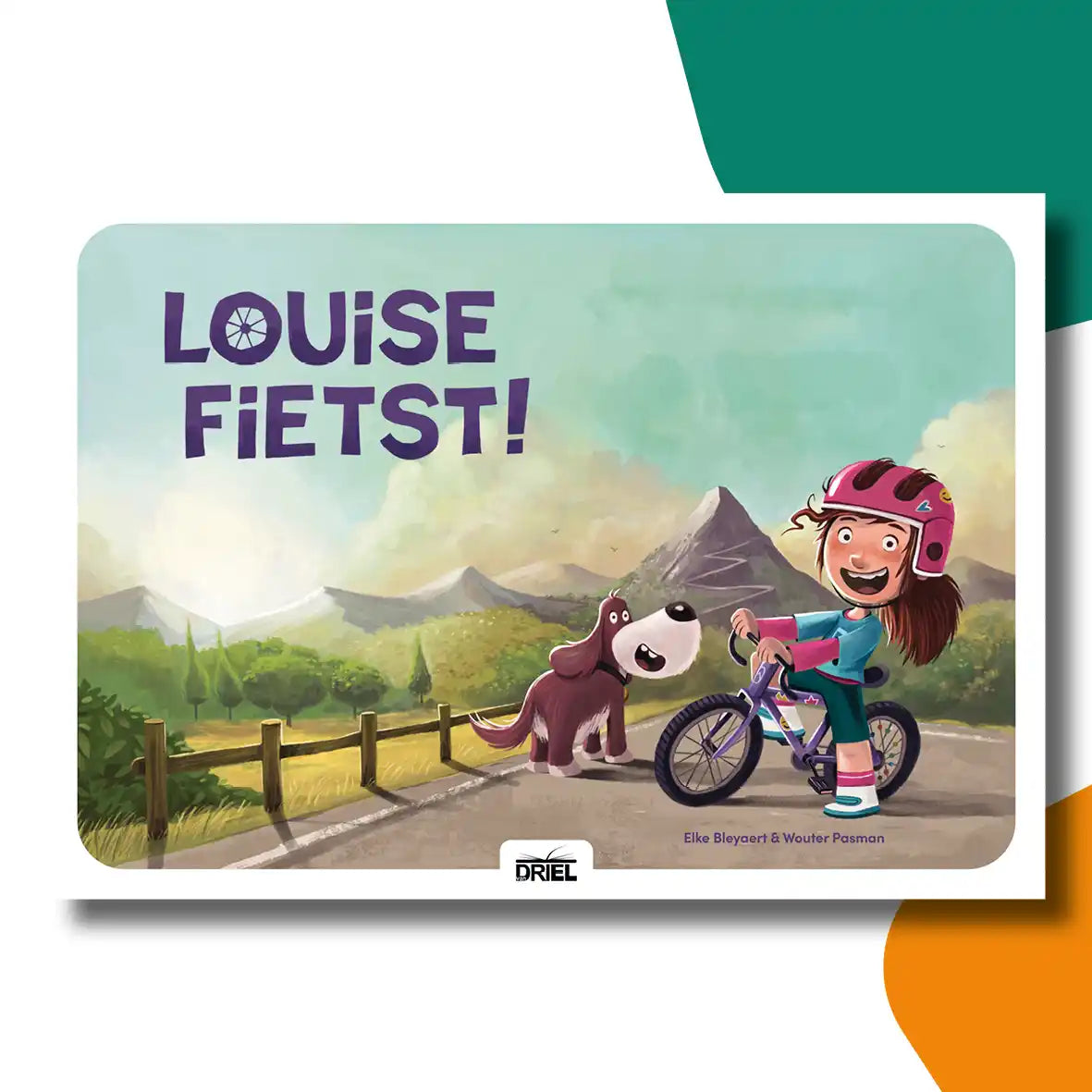 Louise fietst | kamishibai vertelplaten