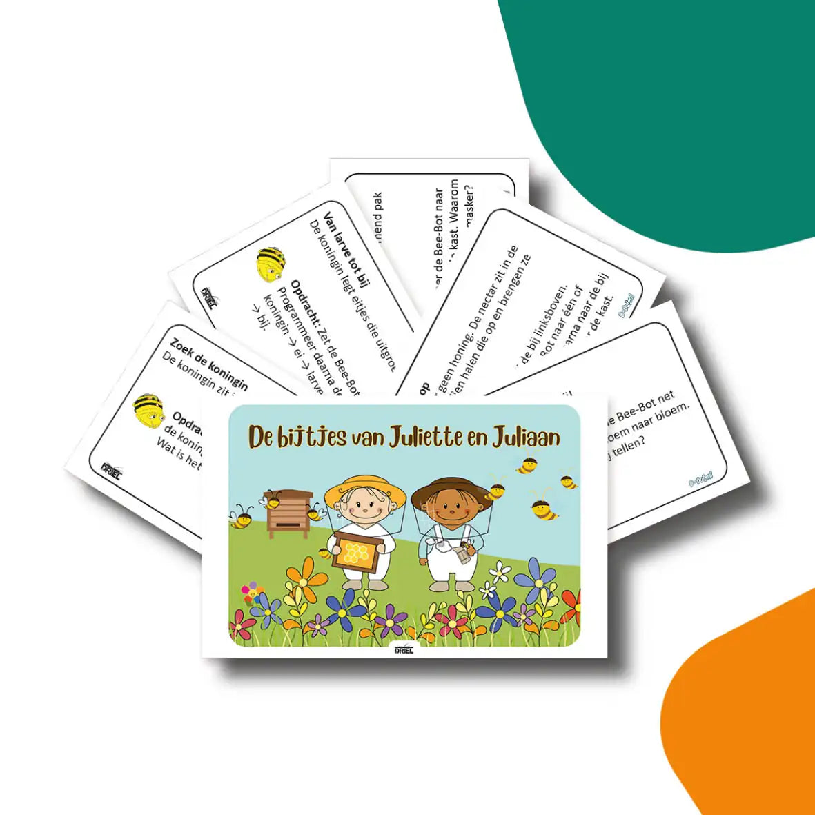 De bijtjes van Juliette en Juliaan | Bee-Bot opdrachtkaartjes