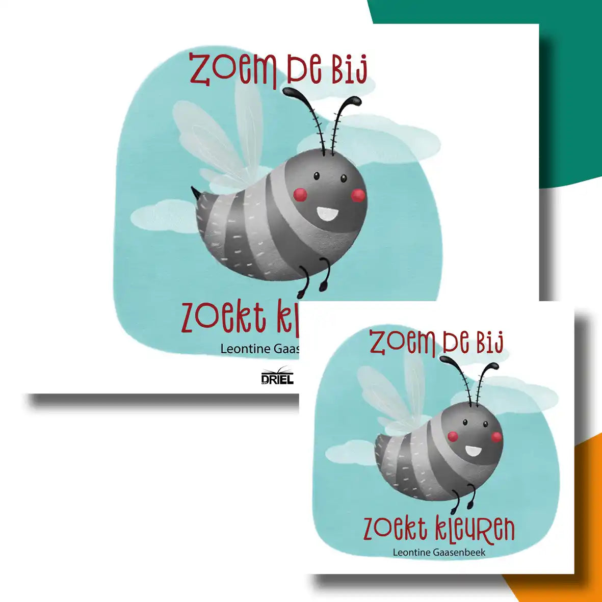 Zoem de bij zoekt kleuren| kamishibai vertelplaten