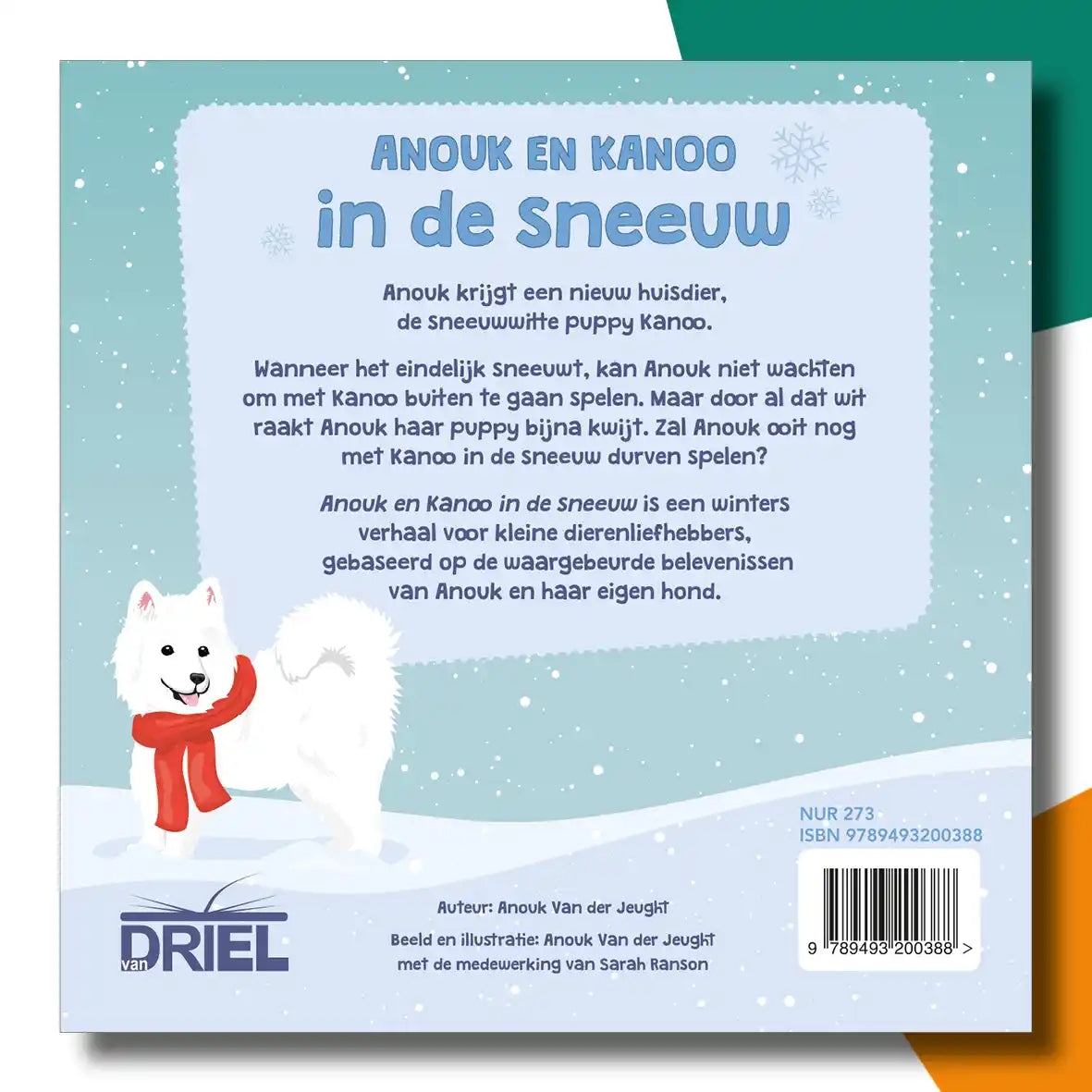 Anouk en Kanoo in de sneeuw | Anouk Van der Jeught