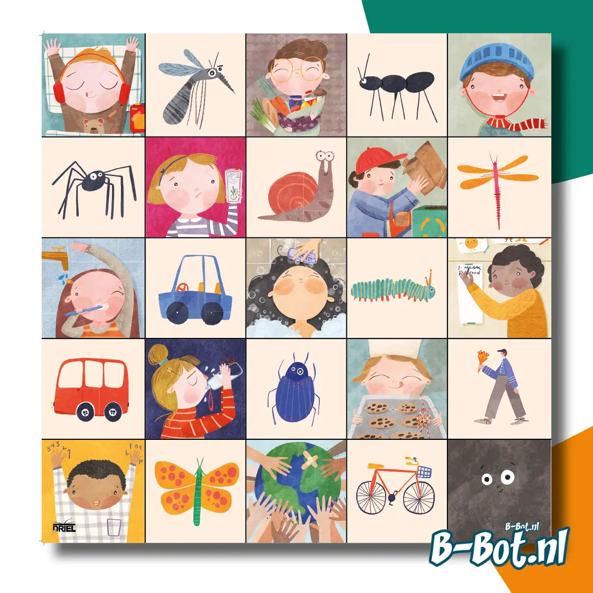 Mijn groene boek | stoffen mat voor Bee-Bot