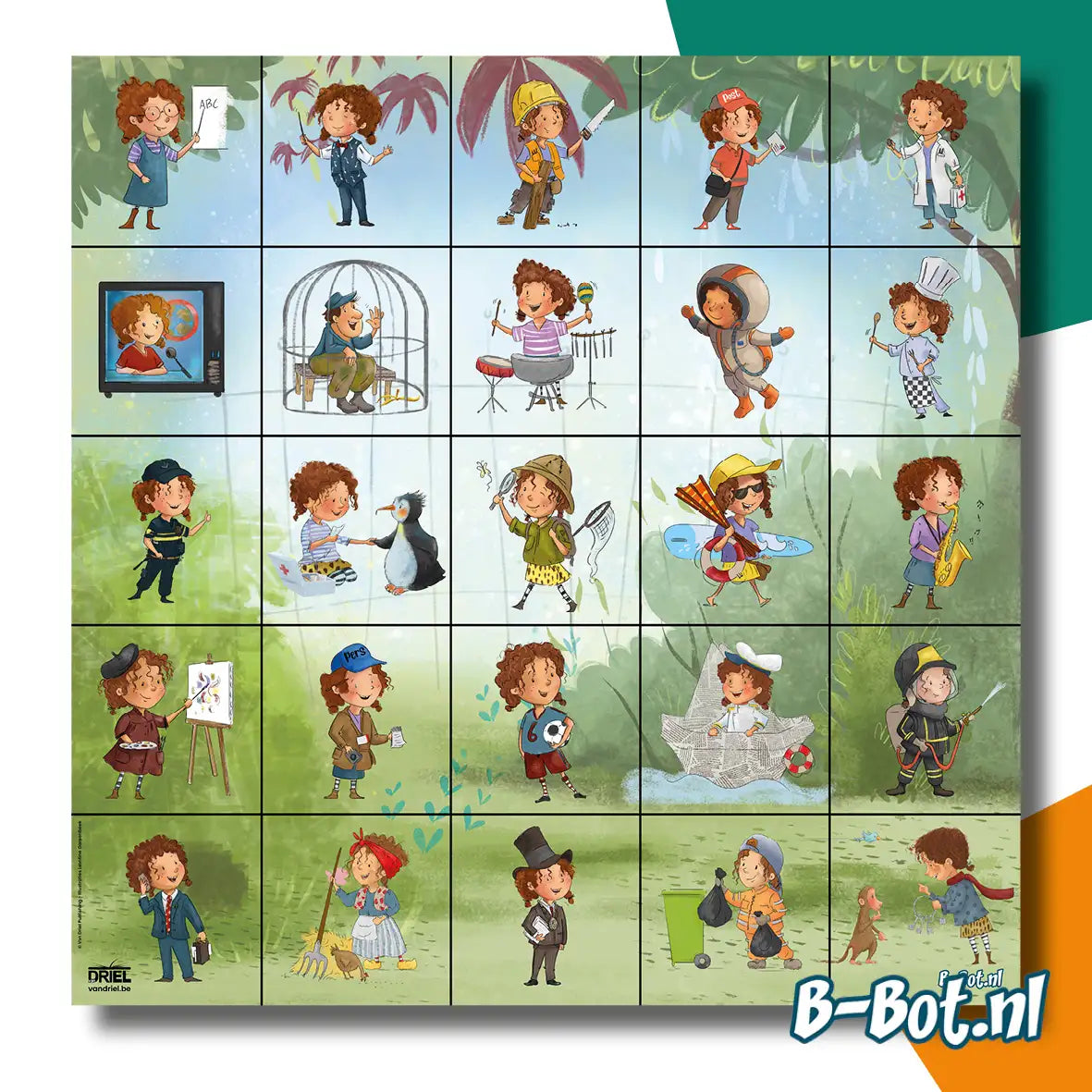 Oppasser voor een dag | stoffen mat voor Bee-Bot