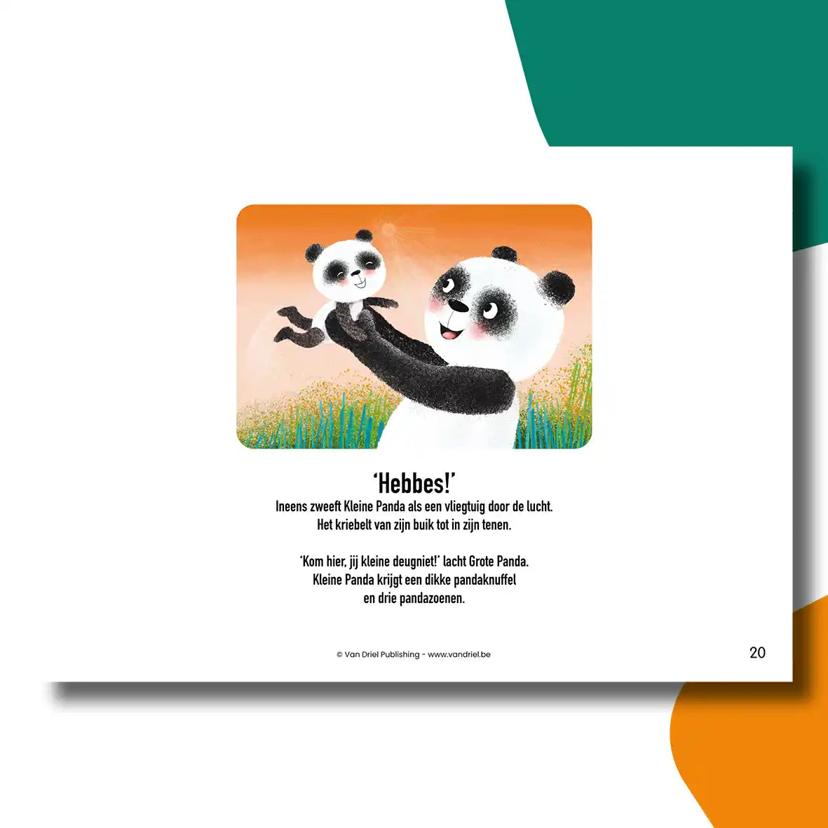 Grote Panda en Kleine Panda | kamishibai vertelplaten