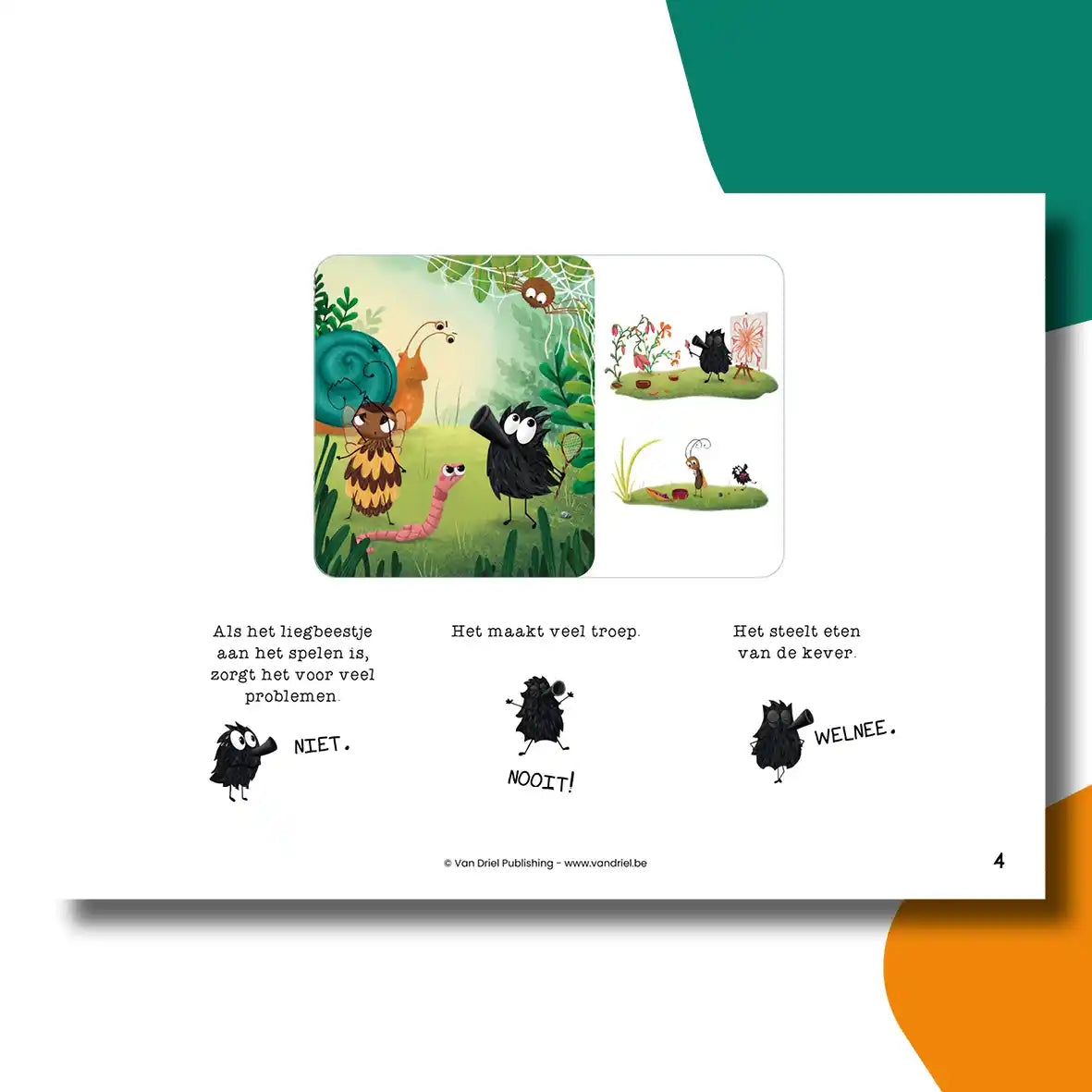 Het liegbeestje | kamishibai vertelplaten