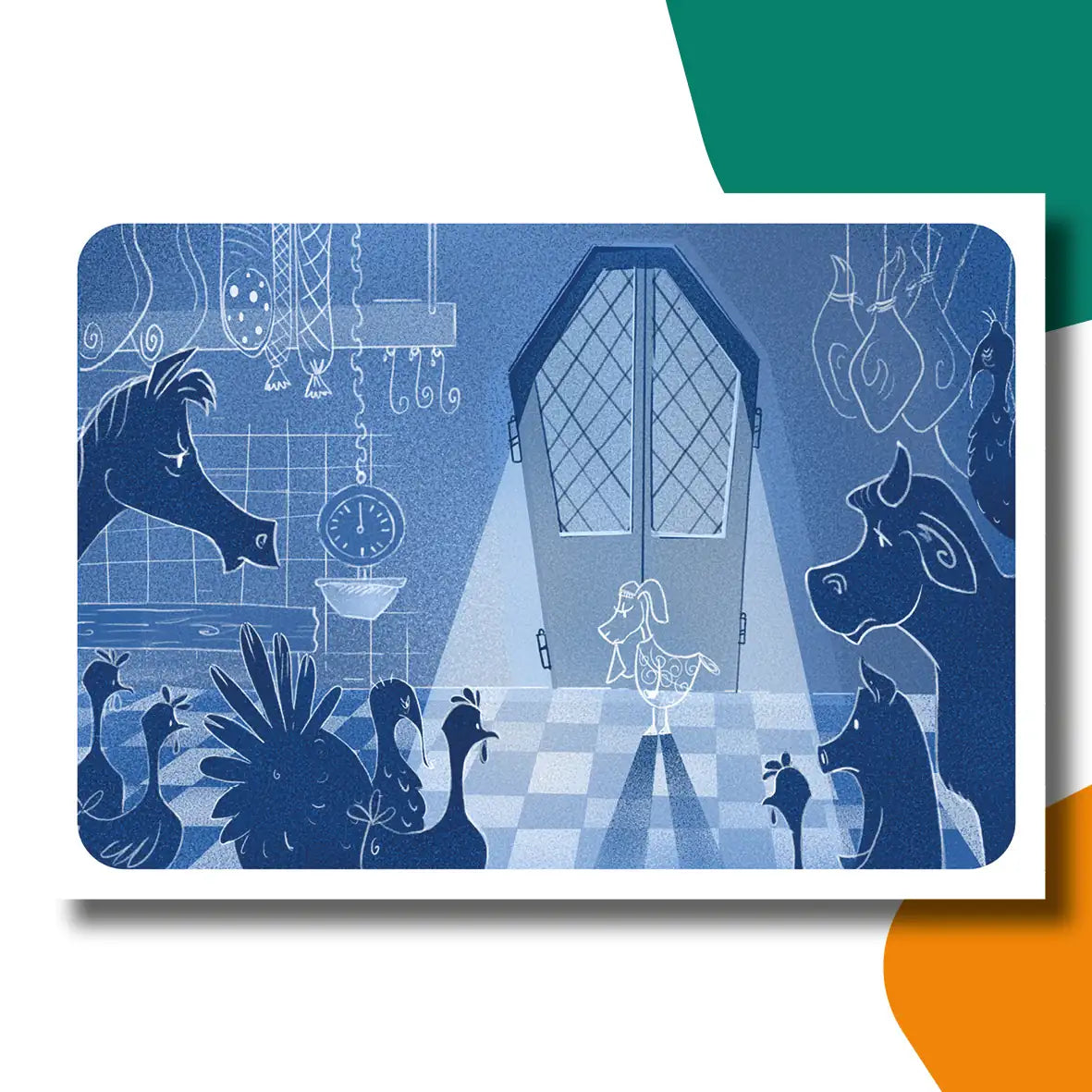 Hilletje in de grote stad | kamishibai vertelplaten