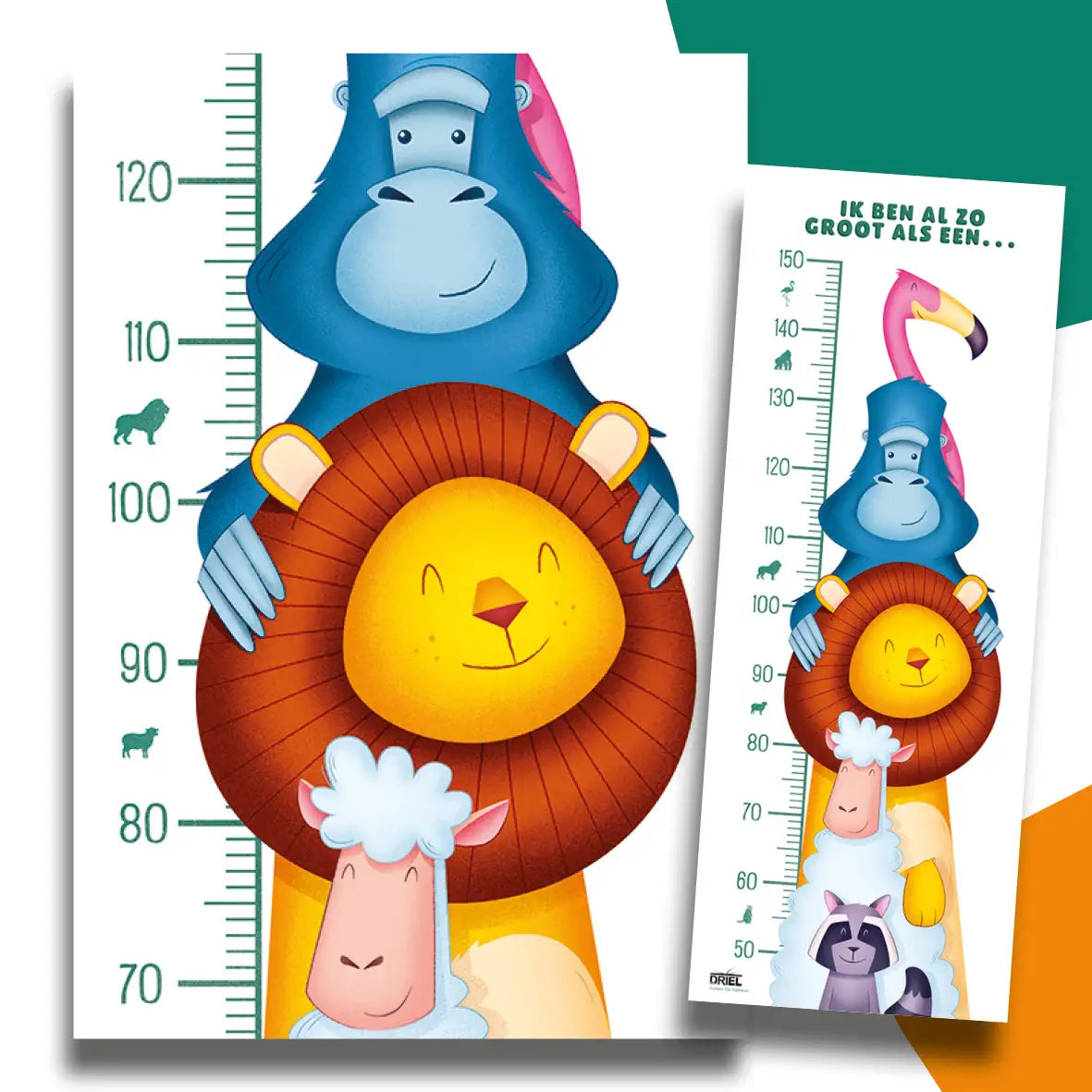 Groeimeter 150 cm | Ik ben al zo groot als...