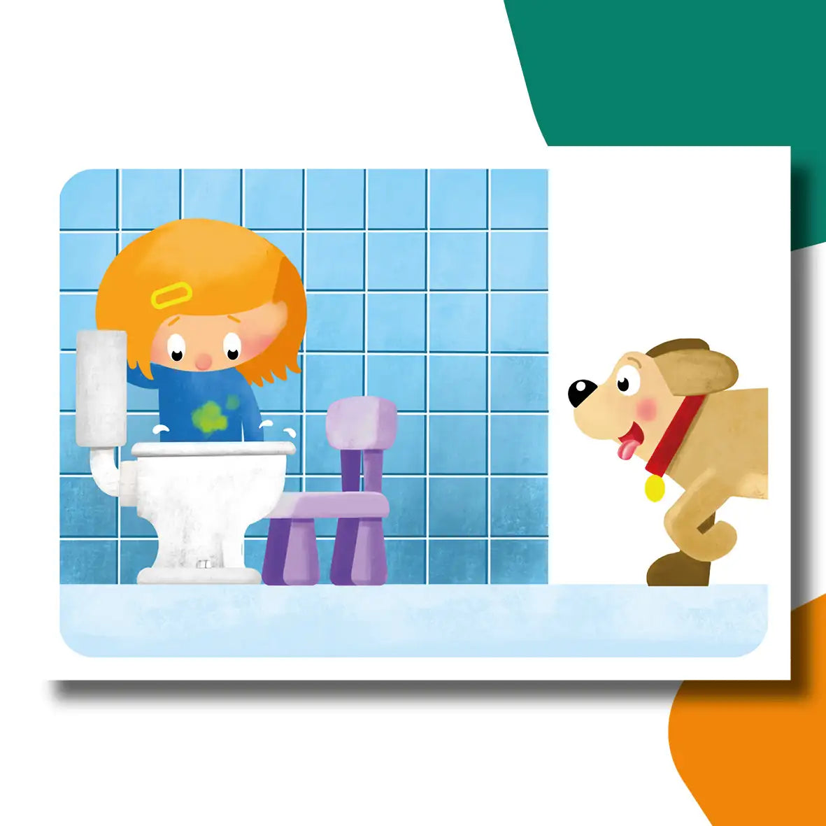 Kaka doen, durf ik niet | Kamishibai vertelplaten