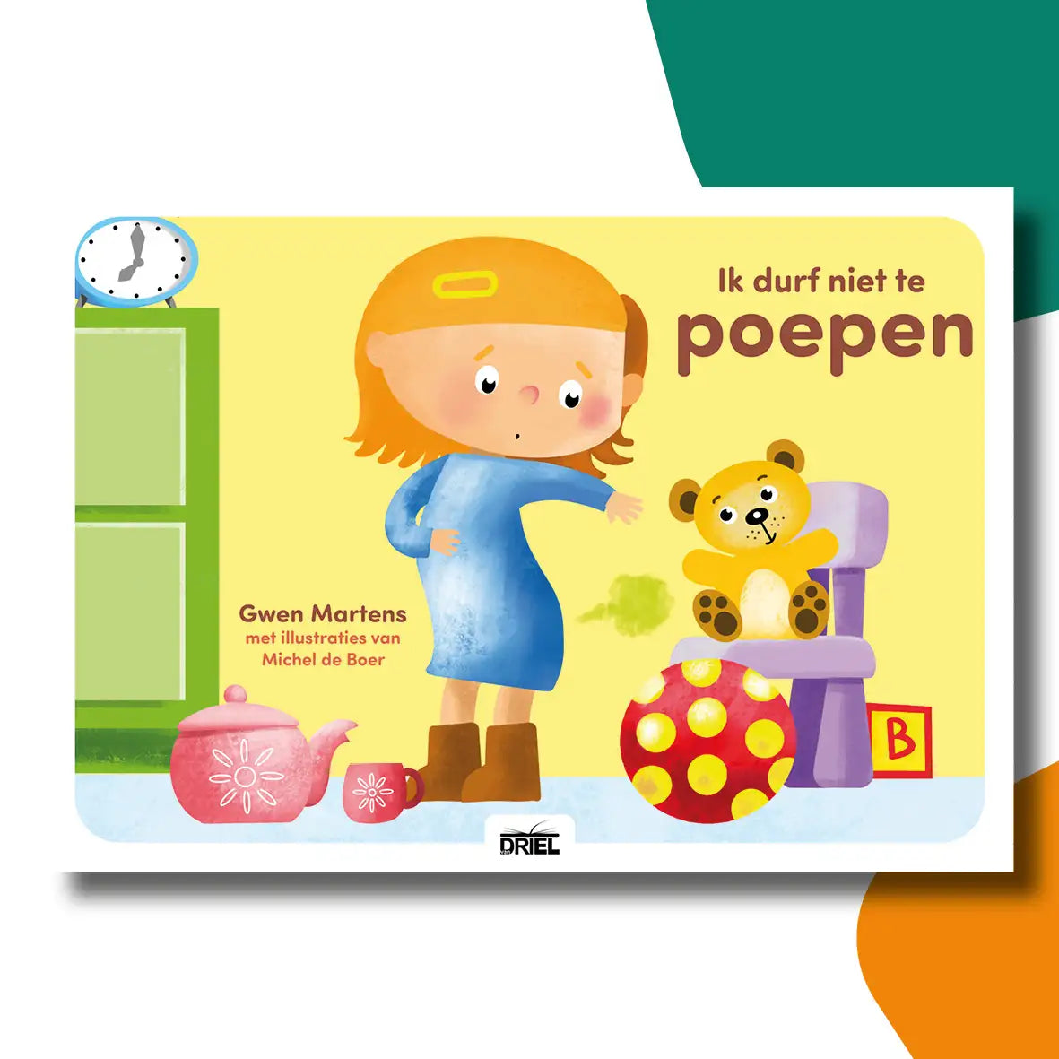 Ik durf niet te poepen | Kamishibai vertelplaten