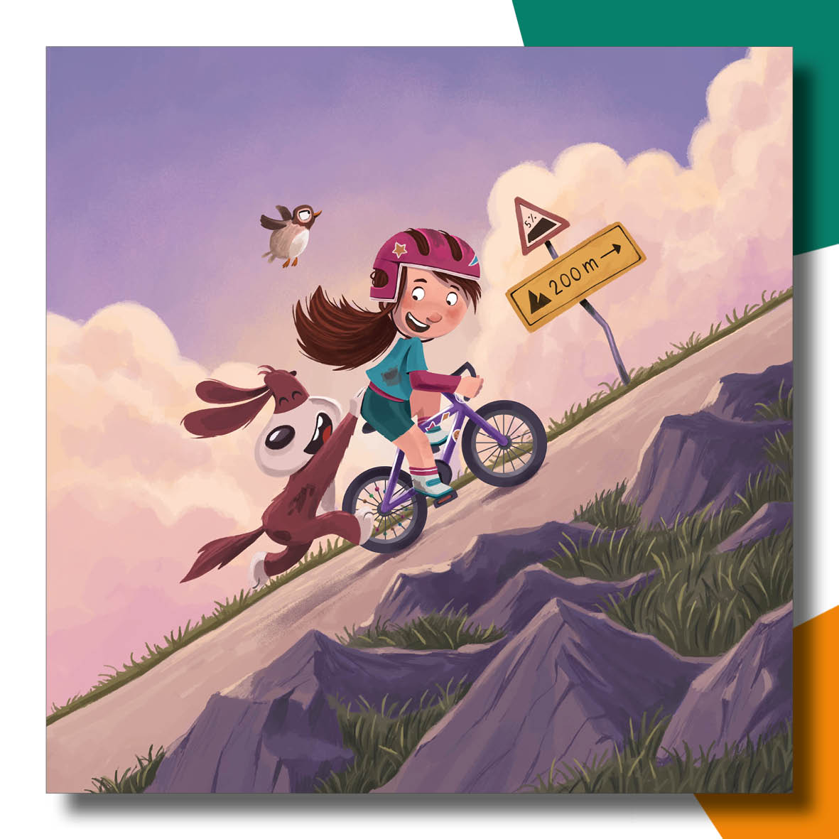 Louise fietst! | Elke Bleyaert