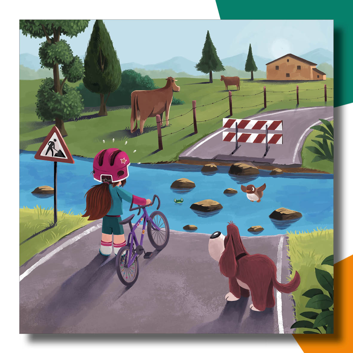 Louise fietst! | Elke Bleyaert