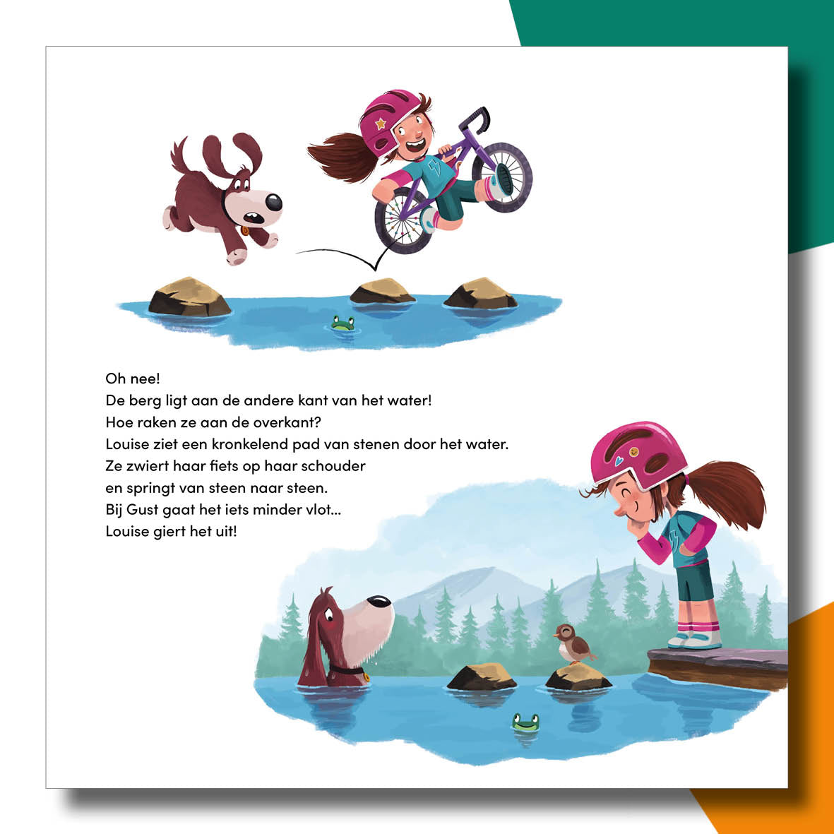 Louise fietst! | Elke Bleyaert
