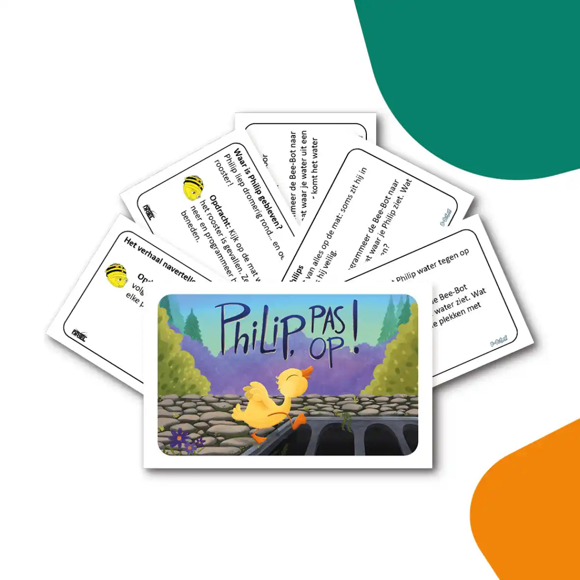 Philip, pas op! | Bee-Bot opdrachtkaartjes
