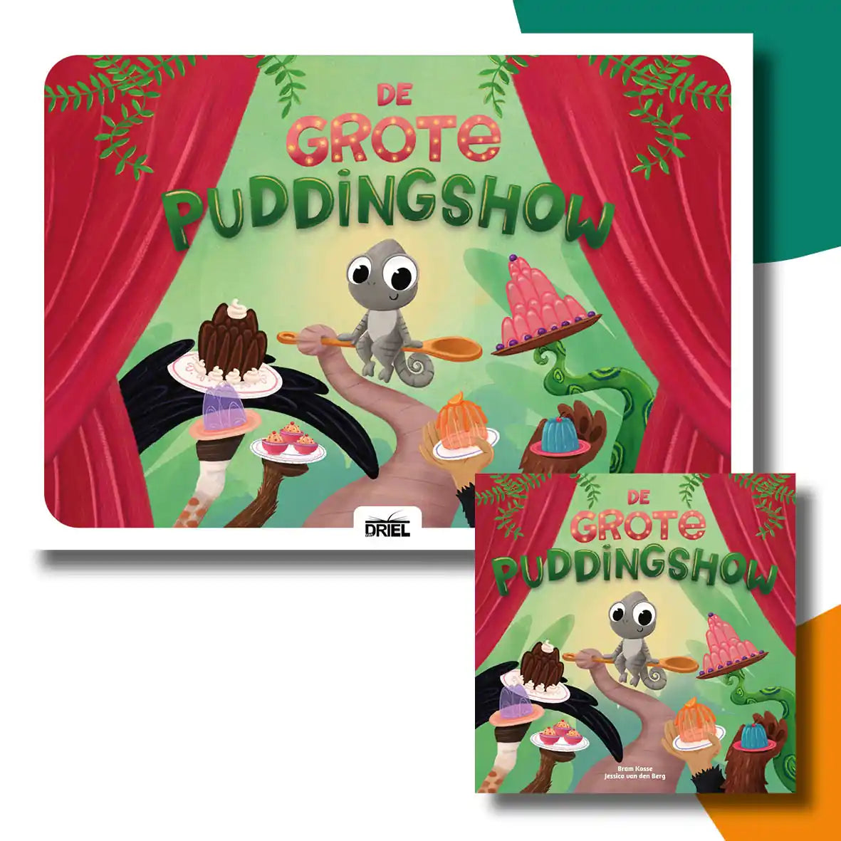 De grote puddingshow | kamishibai vertelplaten | kinderboekenweek 2026